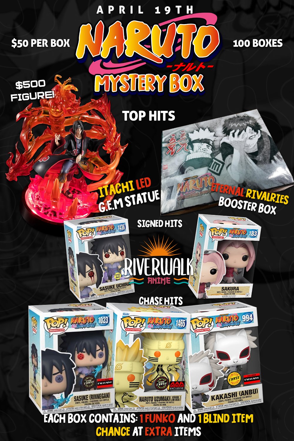 TCGDISTRICT: Naruto FUNKO x Blind box mystery box