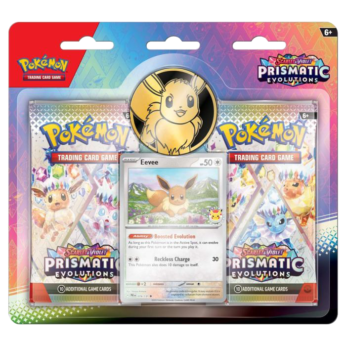 PRE ORDER Pokémon TCG: Scarlet & Violet 8.5: Prismatic Evolutions: 2-Booster Blister