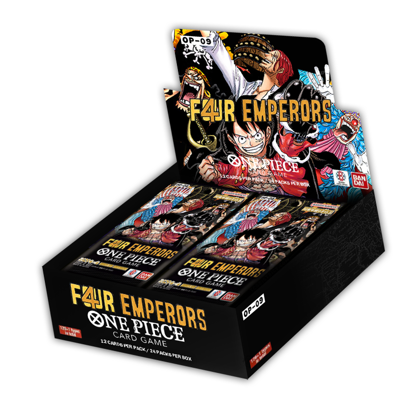 (PREORDER) Four Emperors (OP09) Booster Box + DP Bundle