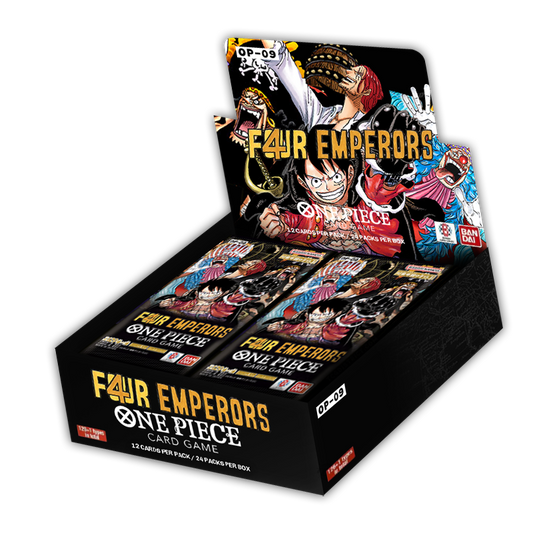 (PREORDER) Four Emperors (OP09) Booster Box + DP Bundle