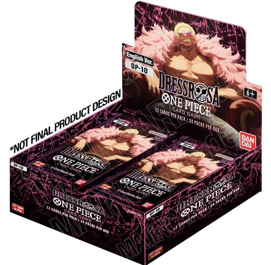 Pre order One piece ENGLISH “royal bloodine” Booster box + Tin bundle OP10