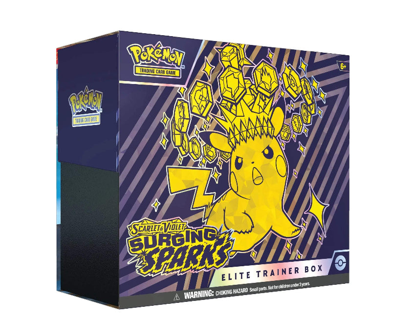 (In stock) Surging sparks etb (limit 1 per household )