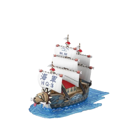 (IN STOCK) One Piece Garp's Marine Ship Grand Ship Collection Model Kit