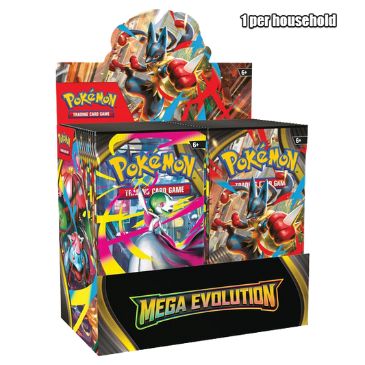 PRE ORDER Pokémon TCG: Mega Evolution 1: Enhanced Booster Display ( W1 RELEASES 09.26) ( LIMIT OF 1 PER HOUSEHOLD)