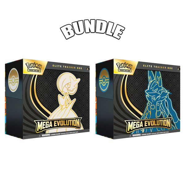 PRE ORDER Pokémon TCG: Mega Evolution W1: Elite Trainer Box BUNDLE (RELEASE DATE W1  09/26) ( LIMIT OF 1 PER HOUSEHOLD)