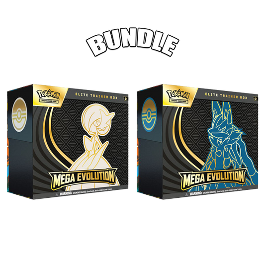 PRE ORDER Pokémon TCG: Mega Evolution W1: Elite Trainer Box BUNDLE (RELEASE DATE W1  09/26) ( LIMIT OF 1 PER HOUSEHOLD)
