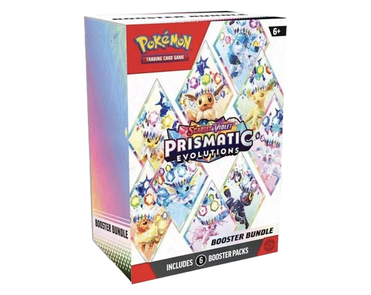 PRE ORDER Pokemon Trading Card Game: Prismatic Evolutions Booster Bundle