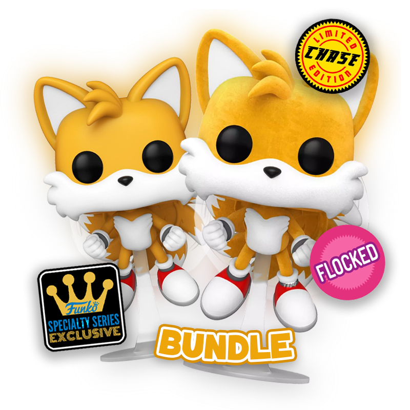 (PRE ORDER) CHASE BUNDLE Sonic the Hedgehog Tails Flying Funko Pop! Vinyl Figure #978 - Specialty Series