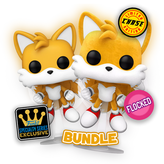 (PRE ORDER) CHASE BUNDLE Sonic the Hedgehog Tails Flying Funko Pop! Vinyl Figure #978 - Specialty Series