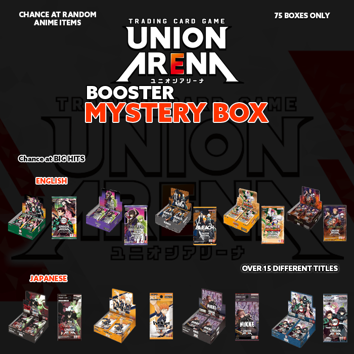 UNION ARENA MYSTERY BOOSTER BOX  (SHIPS 2/24)