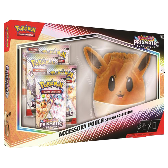 (PRE ORDER) Pokémon TCG: Scarlet & Violet 8.5: Prismatic Evolutions: Accessory Pouch Special Collection (limit of 1) (04/25)