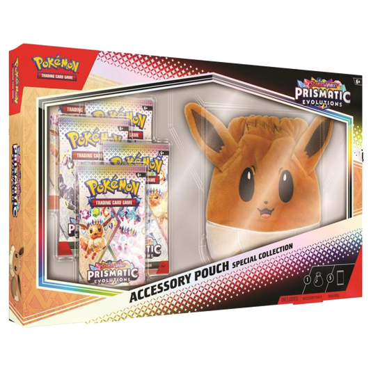 (PRE ORDER) Pokémon TCG: Scarlet & Violet 8.5: Prismatic Evolutions: Accessory Pouch Special Collection (limit of 1) (04/25)