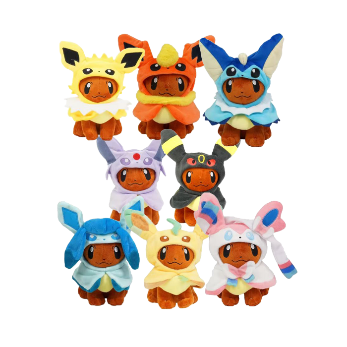 Pokemon Eevee with Poncho (STYLES VARY) STARTS SHIPPING (01/06/2025)