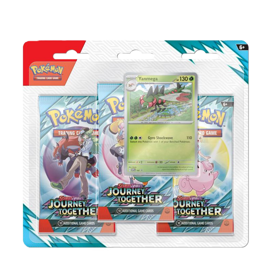 Pokémon TCG: Scarlet & Violet 9: Journey Together: 3-Booster Blister (LIMIT OF 24)