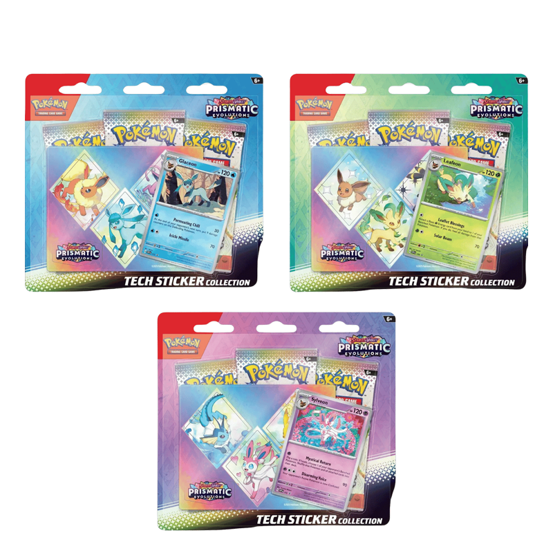 Pokémon TCG: Scarlet & Violet 8.5: Prismatic Evolutions: Tech Sticker Collection